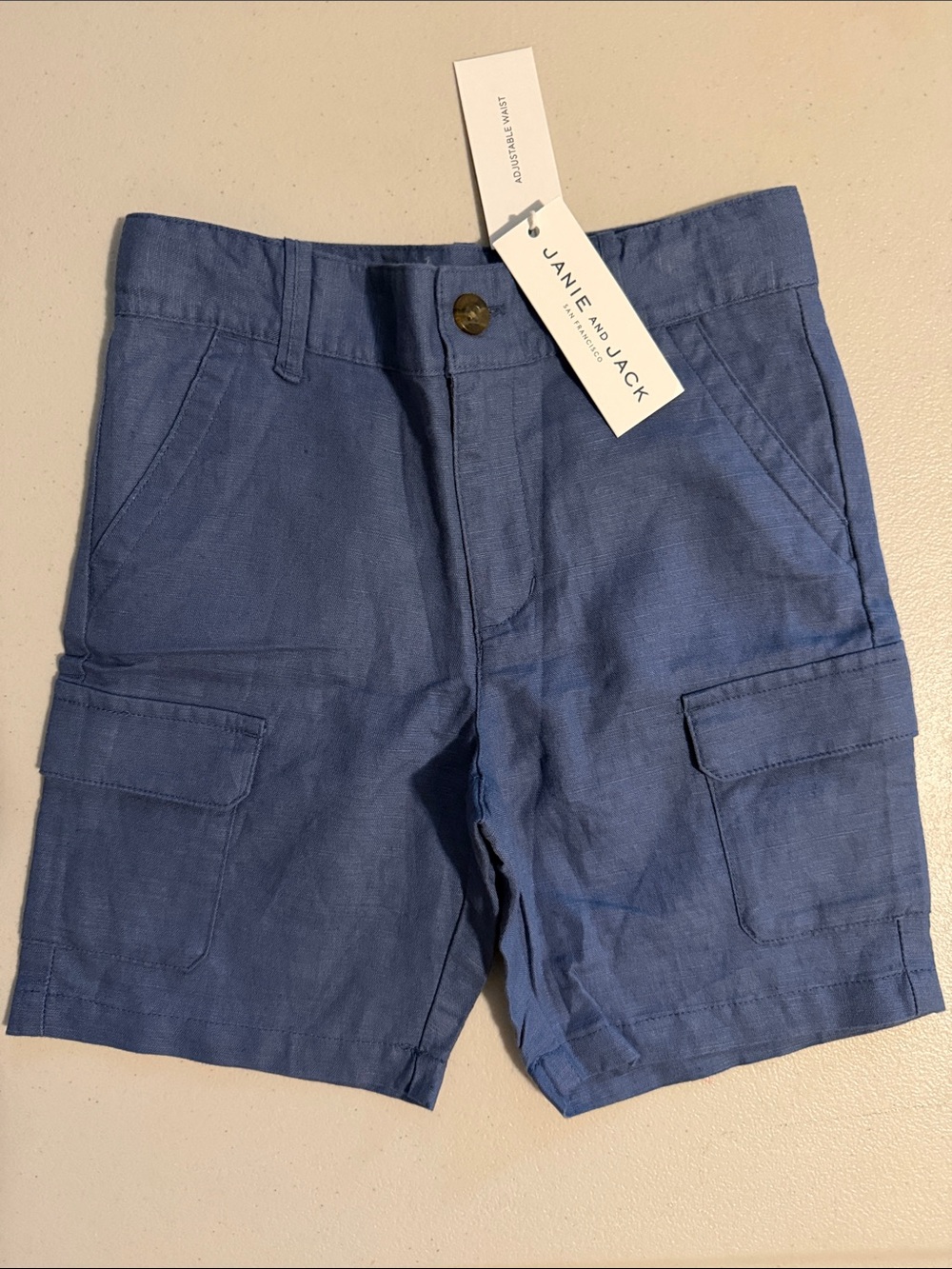Janie and Jack Blue Cargo Shorts